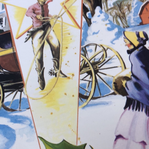 Vintage Large 9.75” Collin Street Bakery Texas Fruitcake Tin - Picture 5 of 8